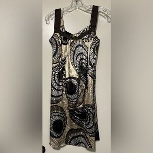 Zara Basic brown mini dress sleeveless size S